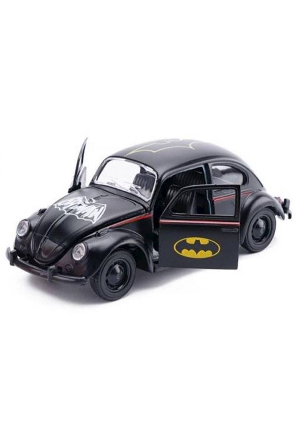 سيارة باتمان بيتلز من نماذج ألعاب السيارات الكلاسيكية المصنوعة من سبيكة معادن بالضغط وتعمل بالسحب للخلف - Image 1