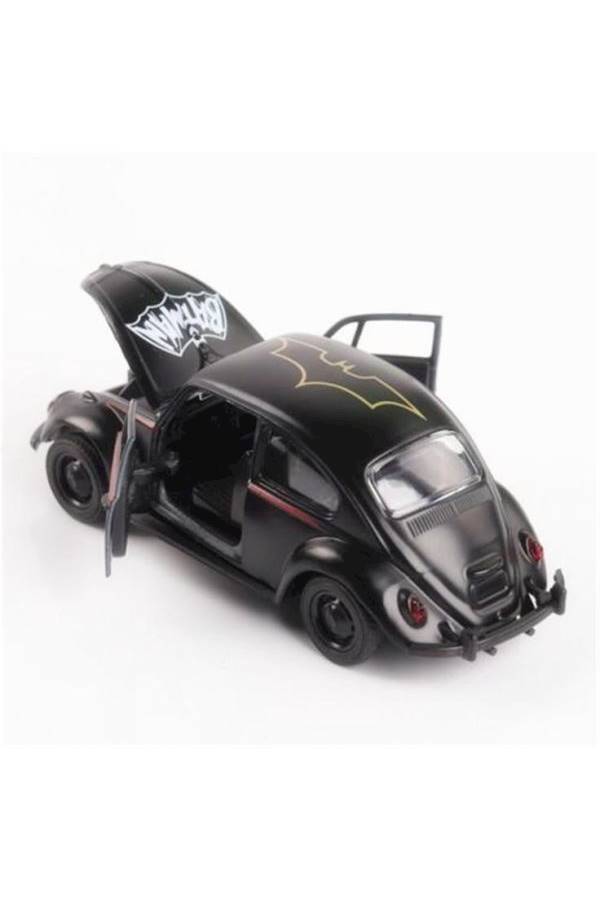 سيارة باتمان بيتلز من نماذج ألعاب السيارات الكلاسيكية المصنوعة من سبيكة معادن بالضغط وتعمل بالسحب للخلف - Image 2