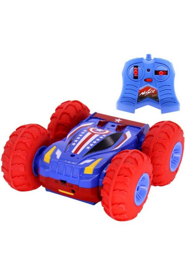 Rc Jumper Double Side Car Spiderman And Captain America Remote Control Toys  - Image 1