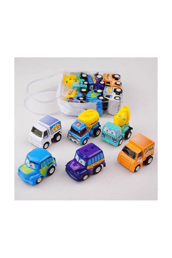 6-Piece Mini Car Toy Set