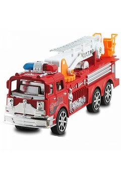 Fire Truck Toys Cool Toy Simulation Ladder Truck Fire Engine Model Toy