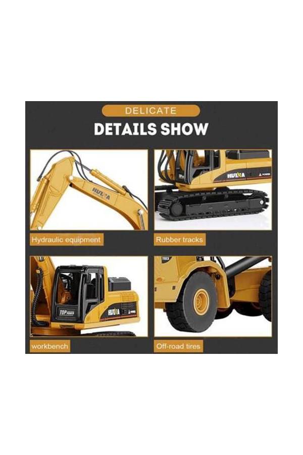 Car Model Engineering Vehicle Excavator Toy - Image 3