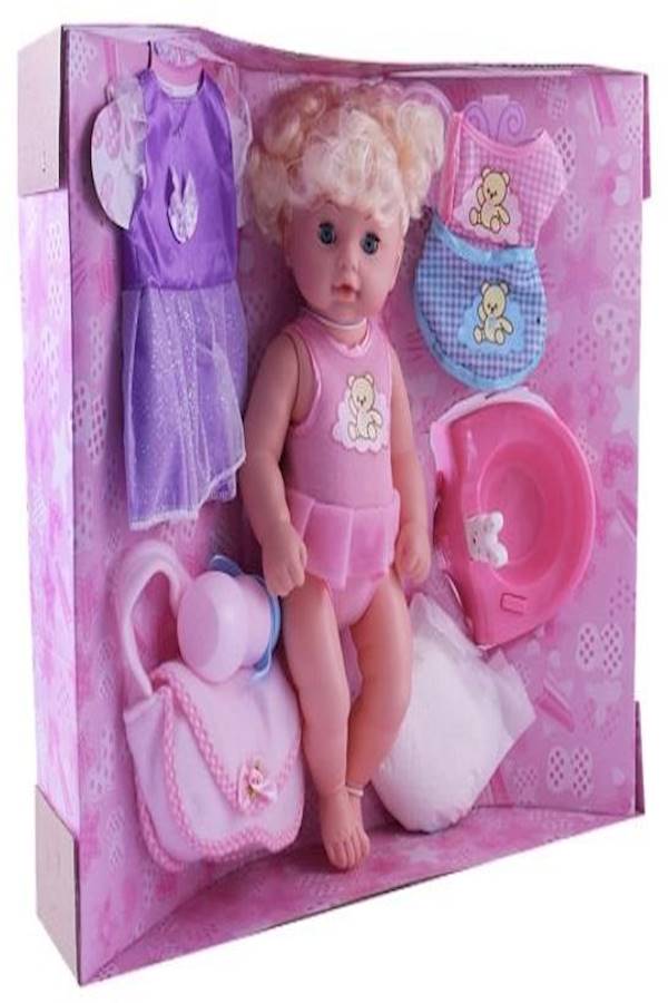 King Time Little Baby Doll Dressup Set - Image 3