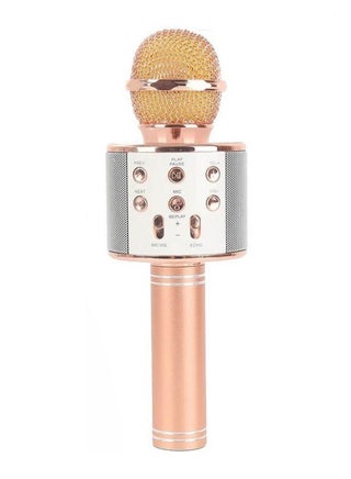 Bluetooth Wireless Handheld Karaoke Microphone 1553102927-1496 Rose Gold/Silver - v1556228730/N24135001A_1