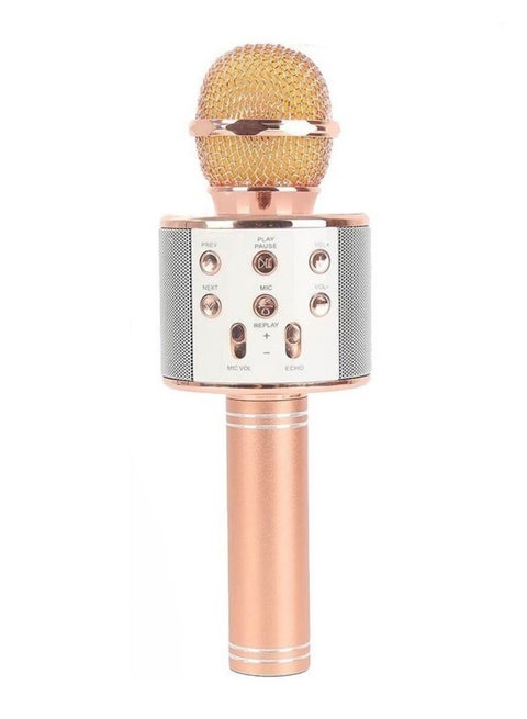 Bluetooth Wireless Handheld Karaoke Microphone 1553102927-1496 Rose Gold/Silver