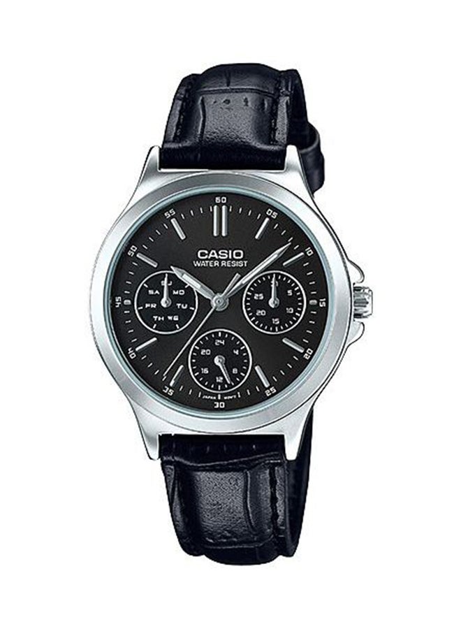 CASIO Women's Analog Dress Watch- LTP-V300L-1A - 33 mm - Black - Image 1