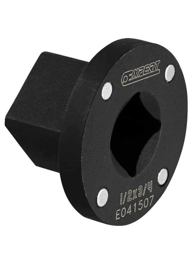 EXPERT Dr Magnetic Socket Adaptor Black 0.37inch