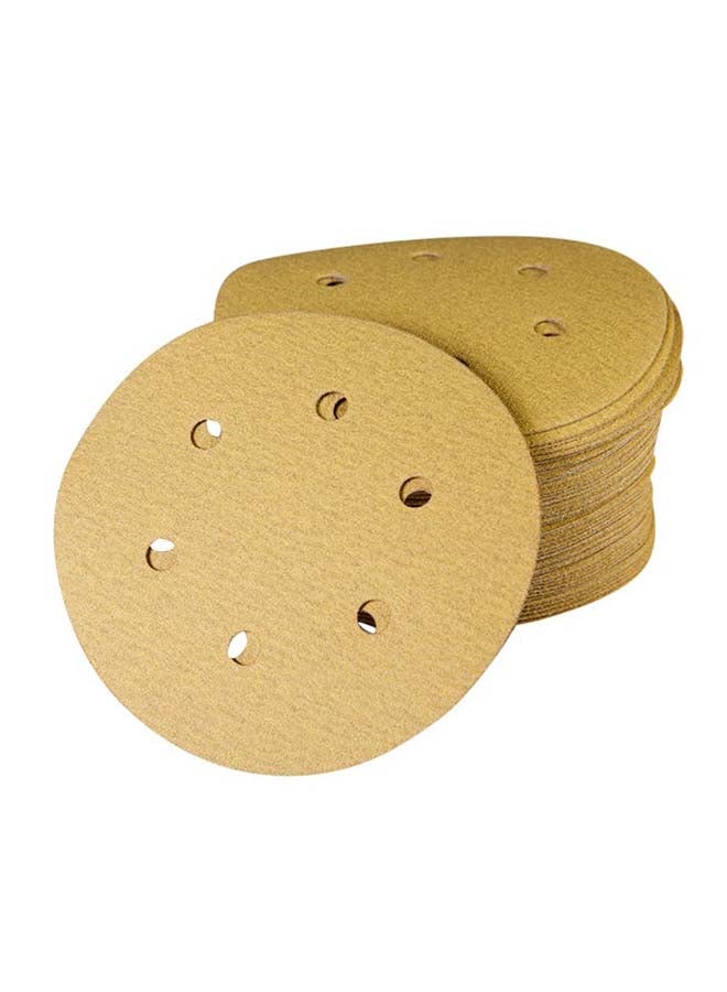 Gazelle 50-Piece Velcro Disc Set Yellow 6inch - Image 2