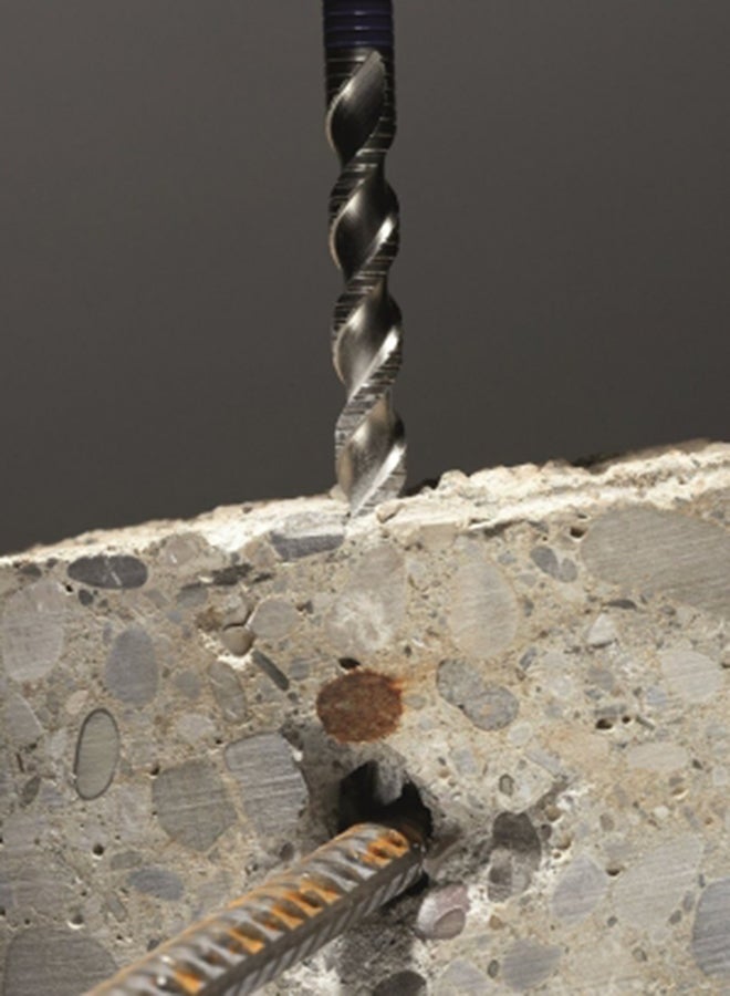 إيروين لقمة مثقاب مطرقي كهربائي سريع فضي