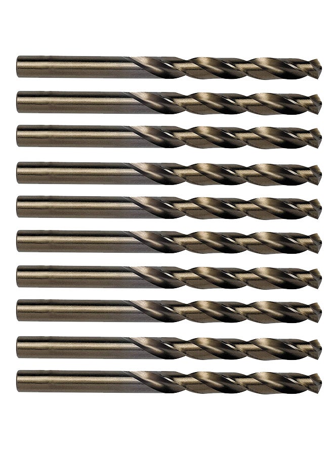 IRWIN 10-Piece HSS Cobalt Drill Bit Gold