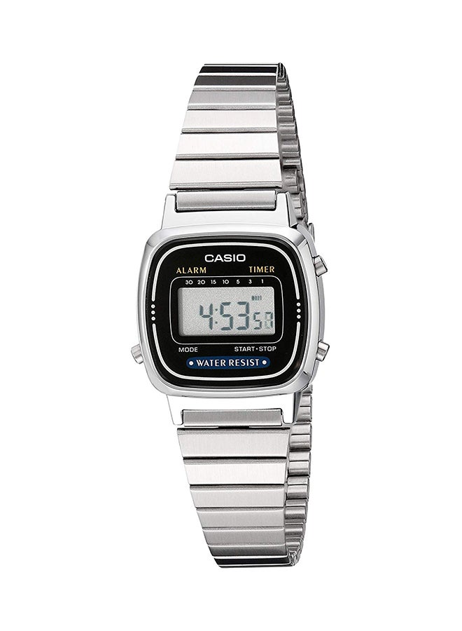 CASIO - Women's Daily Alarm Digital Watch-LA670WA-1 - Image 1