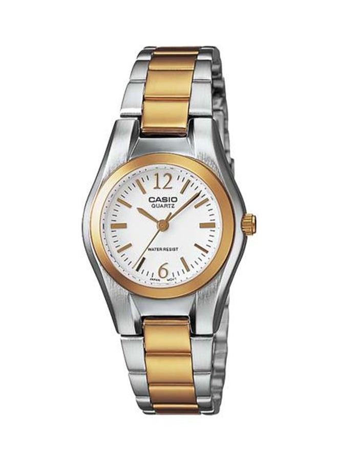 CASIO Women's Analog Dress Watch- LTP-1253SG-7ADF - 37 mm - Silver/Gold - Image 1