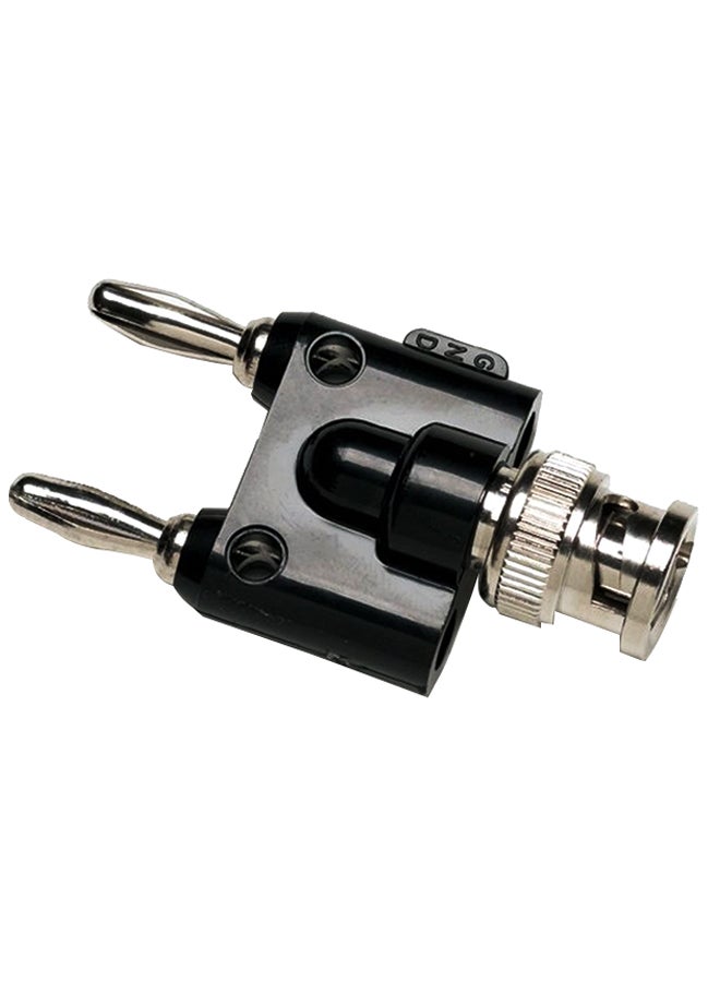 FLUKE BNC To Male Double Stacking Banana Plug Black