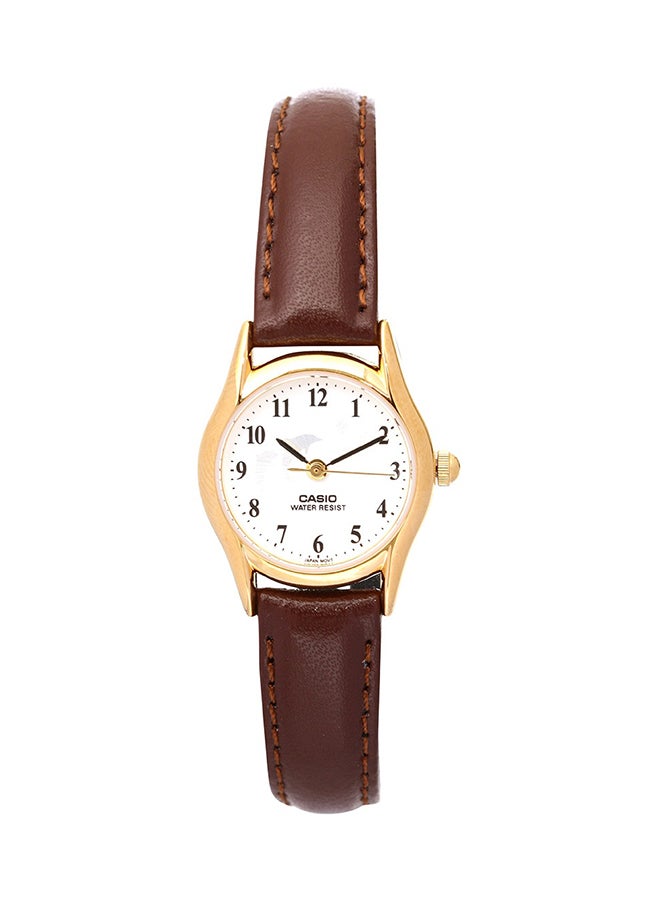 CASIO Women's Analog Leather Watch- LTP-1094Q-7B9RDF - Image 1