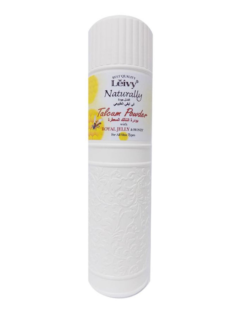 Leivy Nat TalcW/Royal Jelly & Honey 250GM 