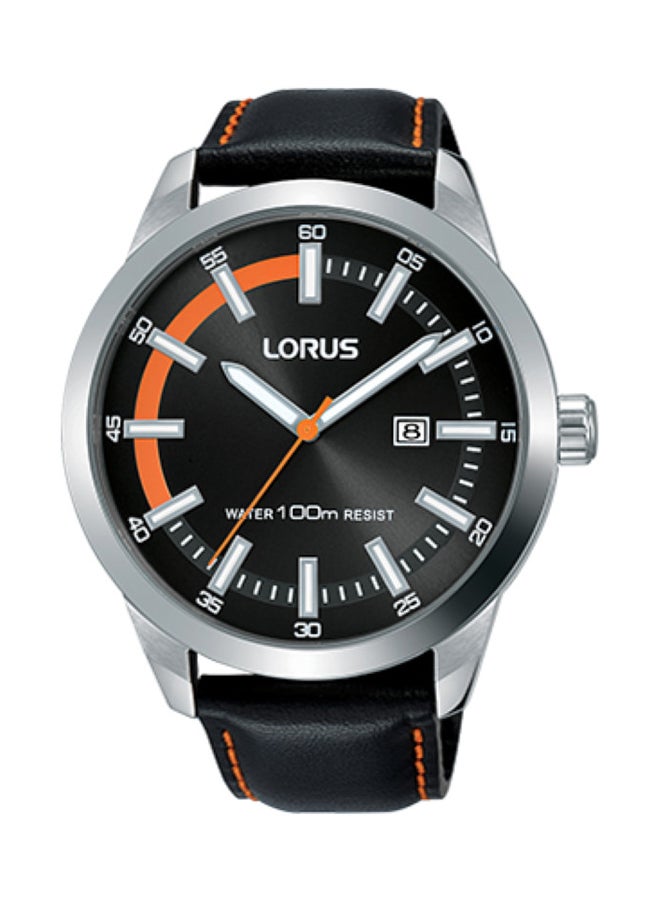 لوراس ساعة يد بعقارب وسوار من الستانلس ستيل طراز- RH955JX9 men