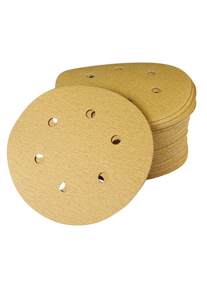 Gazelle 50-Piece Velcro Disc Set Yellow 6inch - Image 2