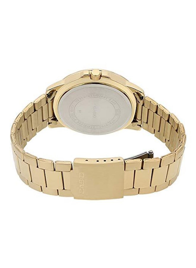 CASIO Men's Analog Dress Watch- MTP-VD01G-1BVUDF - 45 mm - Gold  - Image 4