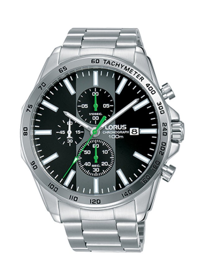 لوراس ساعة يد بعقارب بسوار من الستانلس ستيل طراز RM385EX9 للرجال