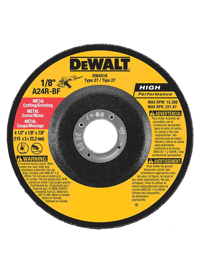 ديوالت قرص قطع معدني T27 أسود