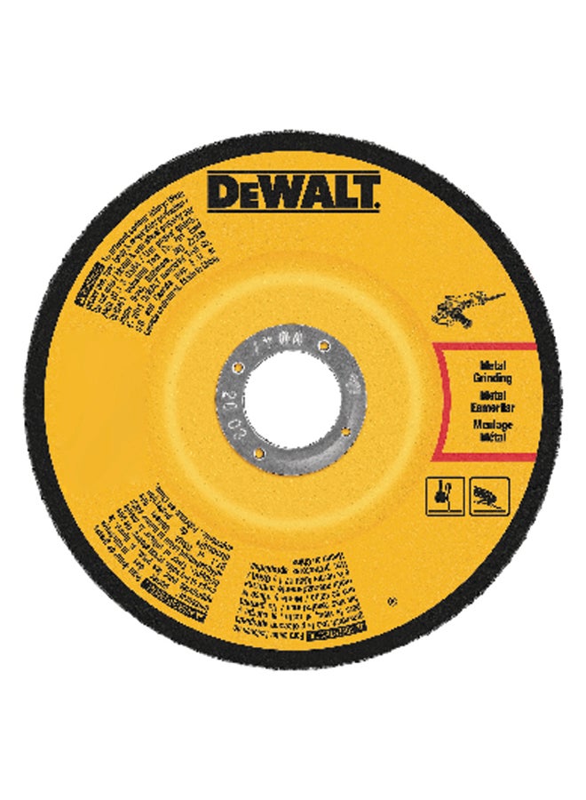 DEWALT T27 Metal Grinding Wheel Black/Yellow