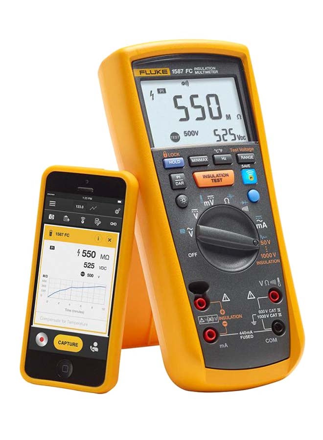 FLUKE Insulation Multimeter Yellow/Grey  - Image 1