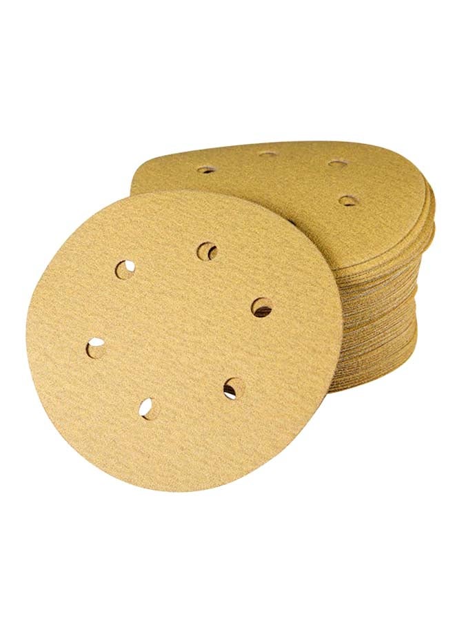 Gazelle 50-Piece Velcro Disc Set Yellow 6inch - Image 2