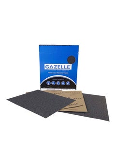 Gazelle 50-Piece Grit 150 Waterproof Sheet Black 8 x 11inch 