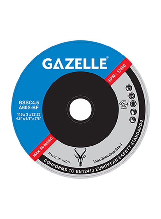 Gazelle Stain Steel Cutting Disc Multicolour