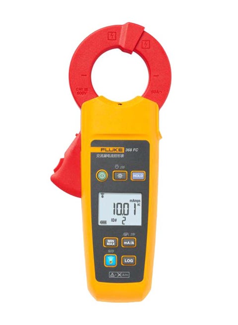 Leakage Current Clamp Meter Yellow/Red