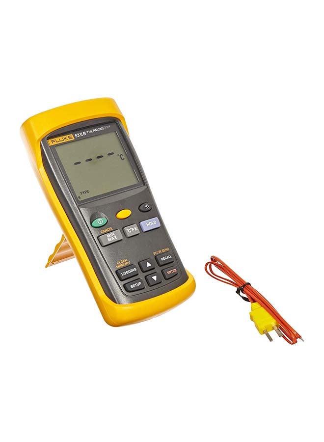 FLUKE Single Input Digital Thermometer Yellow/Black