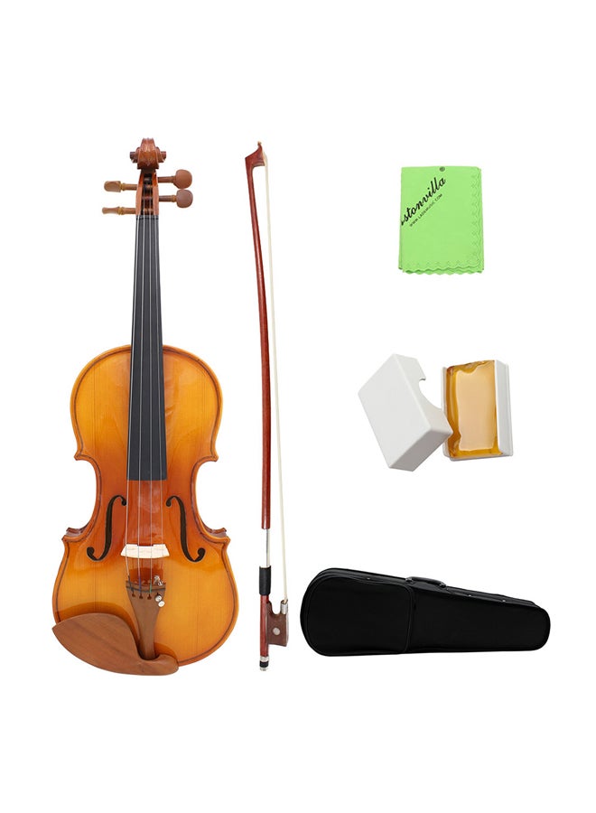 ikayaa - 4/4 Spruce Flame Maple Veneer Violin Fiddle - Image 1