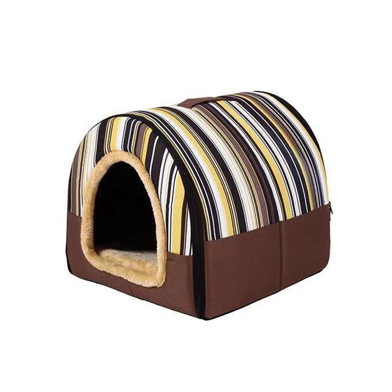 شاربدو كهف للحيوانات الأليفة من القماش متعدد الألوان 33 x 30سم - Image 3