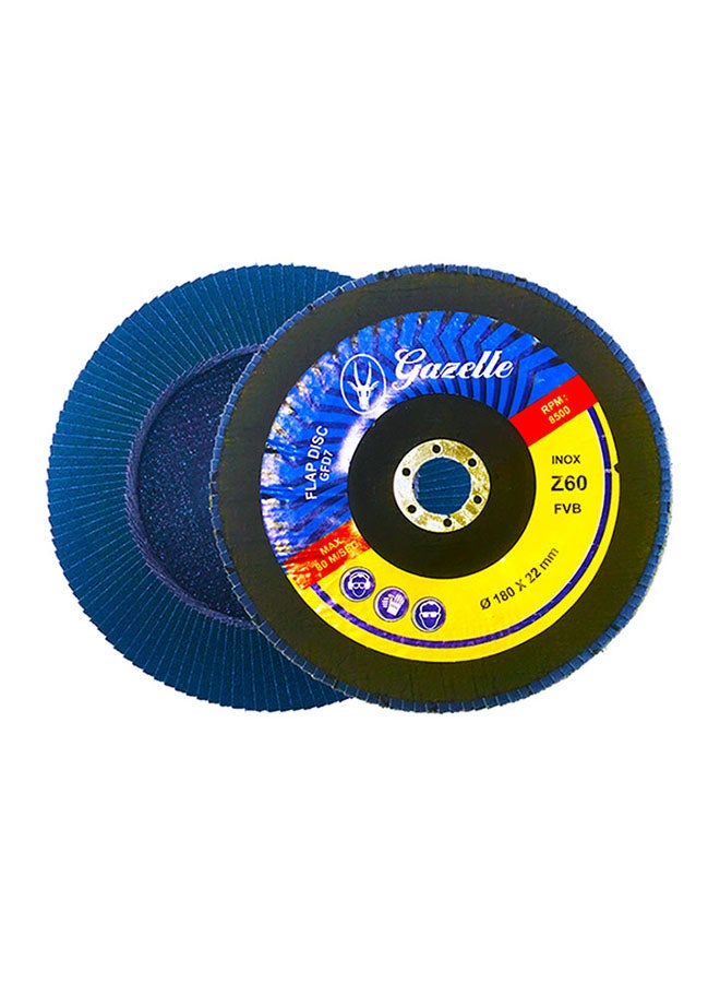 Gazelle 60 Grit Flap Disc Blue