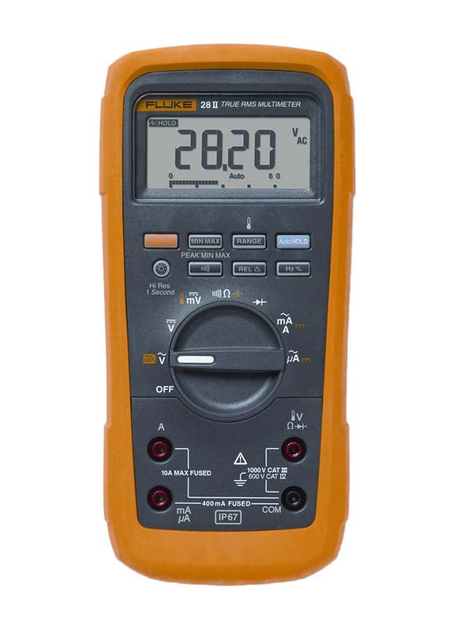 FLUKE Industrial Electronic Digital Multimeter Yellow/Black