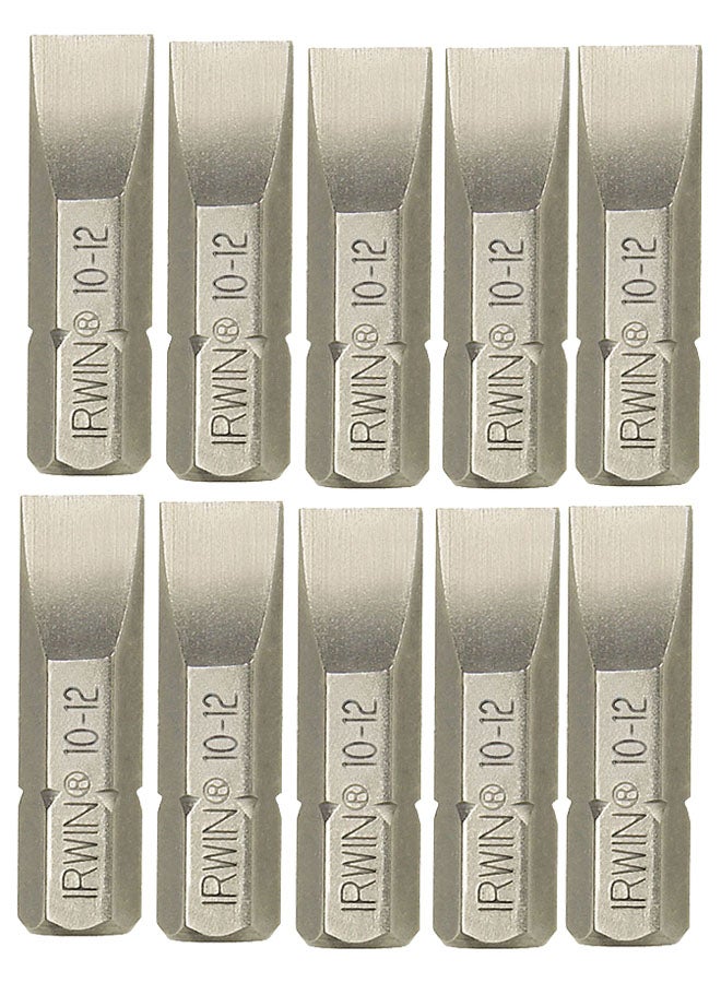 إيروين لقمة برغي مشقوقة، 10 قطع فضي