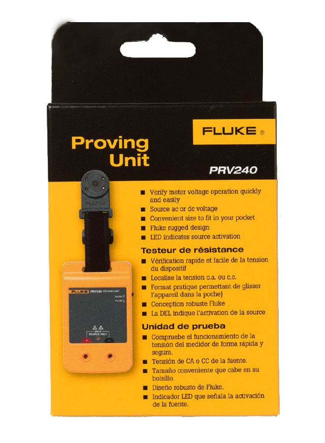 FLUKE Proving Unit Kit Yellow/Black - Image 3