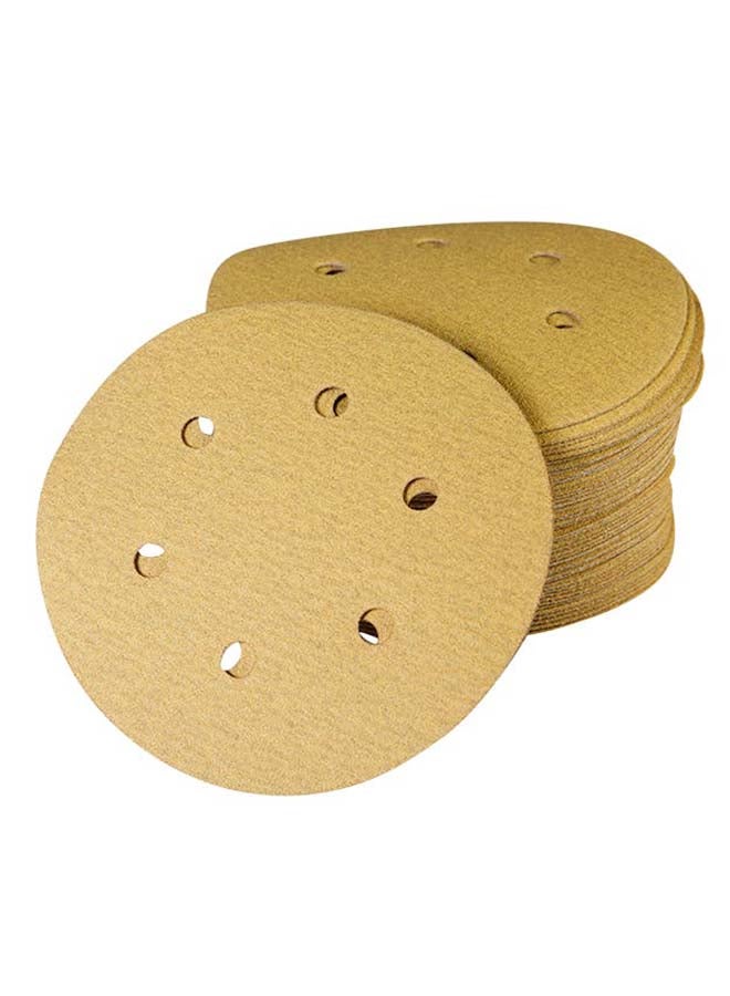 Gazelle 50-Piece Velcro Disc Set Yellow 6inch - Image 2