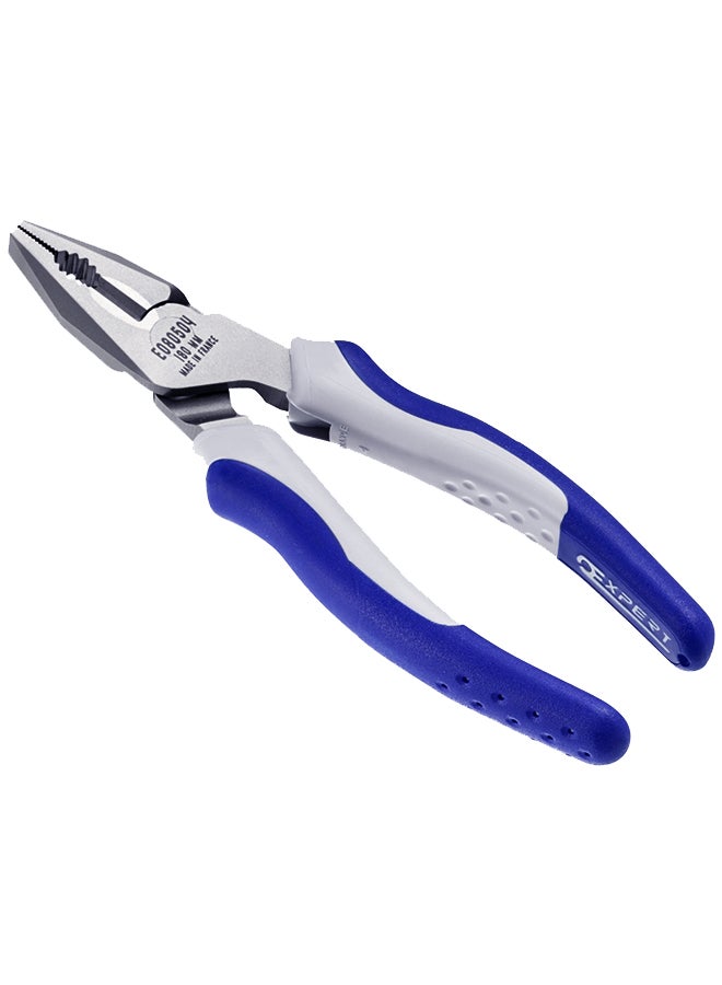 EXPERT Combination Pliers Blue/White/Silver