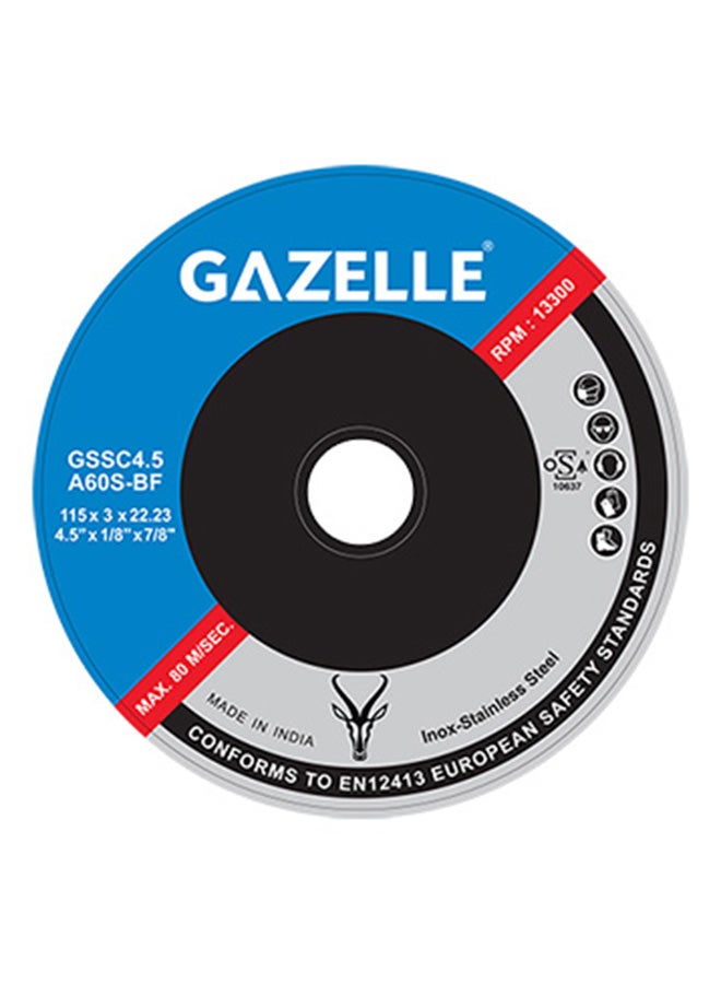 Gazelle Cut Off Wheel Black 4.5inch