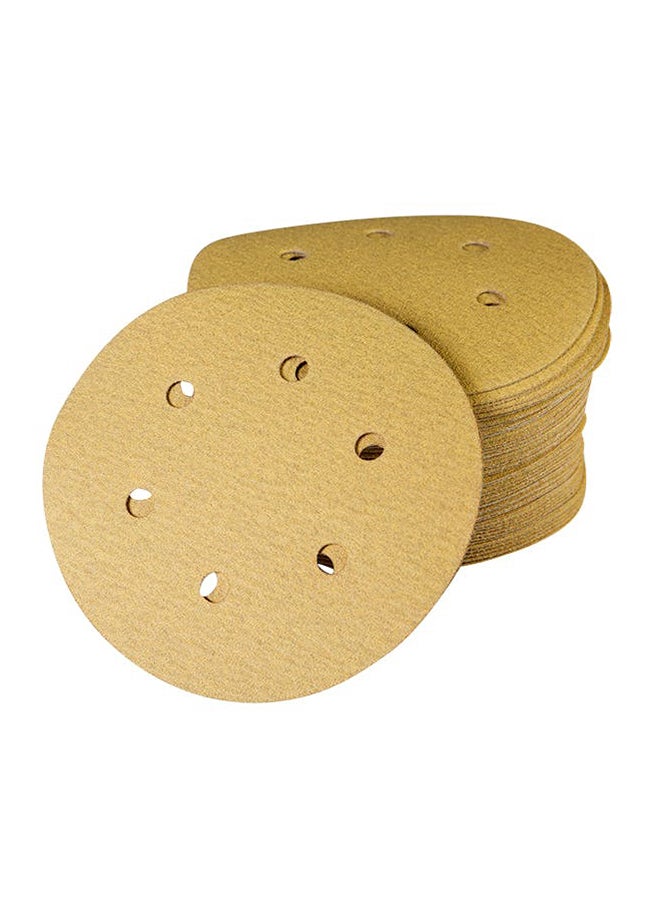 Gazelle 50-Piece Velcro Disc Set Yellow 5inch - Image 2