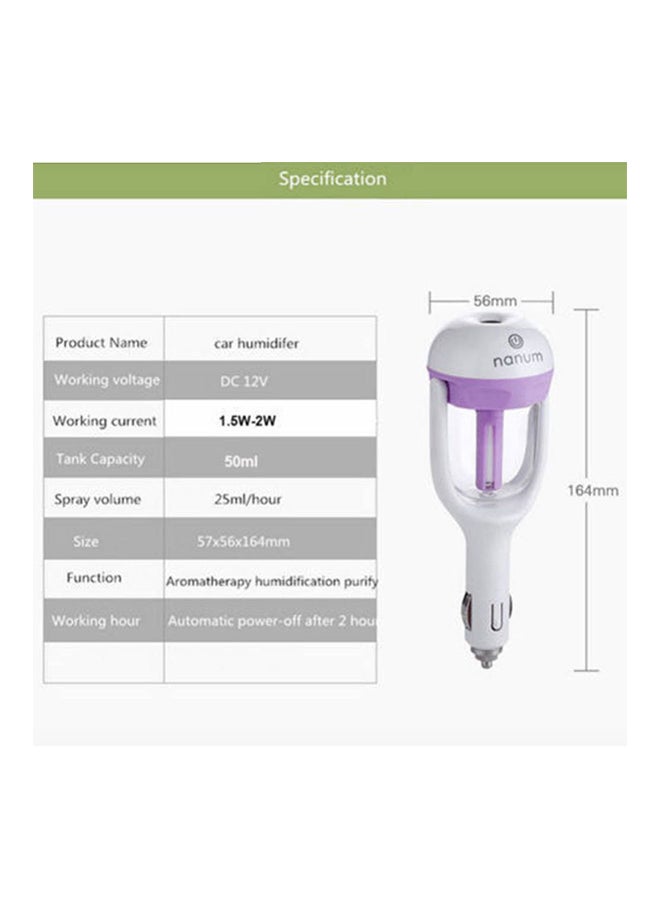 معطر هواء السيارة 12 فولت مرطب متعدد الألوان - Image 4