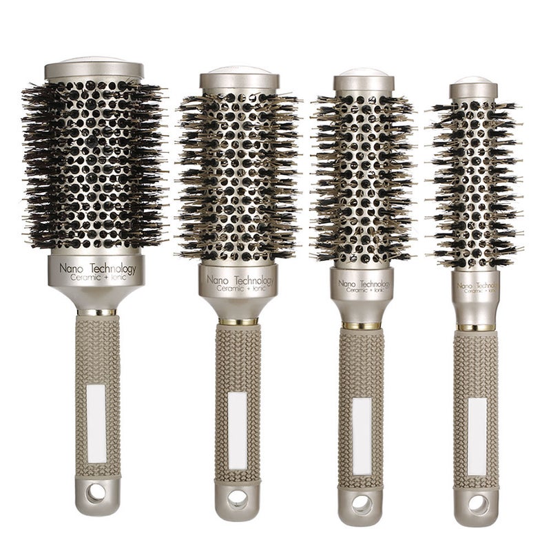 Round Bristle Hair Roll Brush Multicolour 0.125kg - Image 4