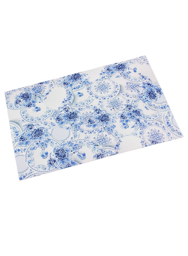 Home Placemat Blue/White 30x45cm - Image 2