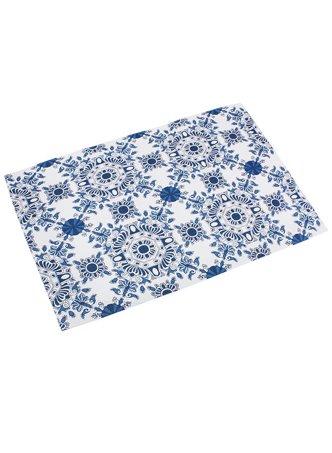 Home Placemat Blue/White 30x45cm - Image 2