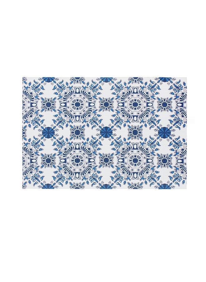 Home Placemat Blue/White 30x45cm - Image 1