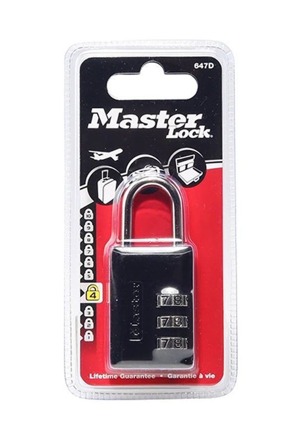 Master Lock Set Your Own Combination Zinc Padlock Silver 