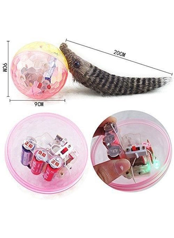 Generic - LED Lighting Beavers Weasel Ball With Tail Toy Set - Image 1