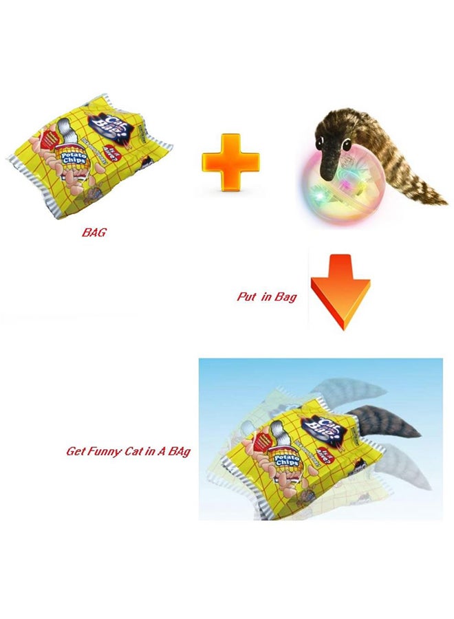 Generic - LED Lighting Beavers Weasel Ball With Tail Toy Set - Image 1