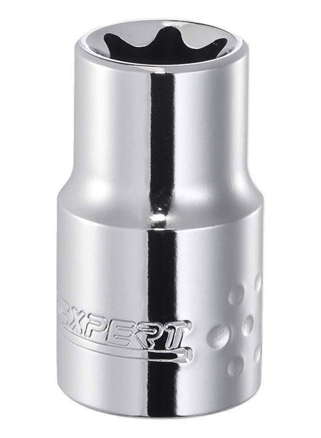 EXPERT Torx Socket E16 Silver 0.5inch